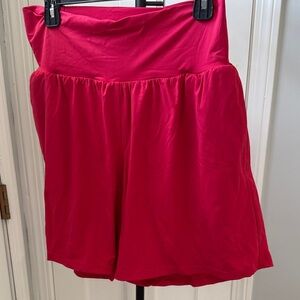 HALARA Vibrant Red Performance Shorts With Pockets